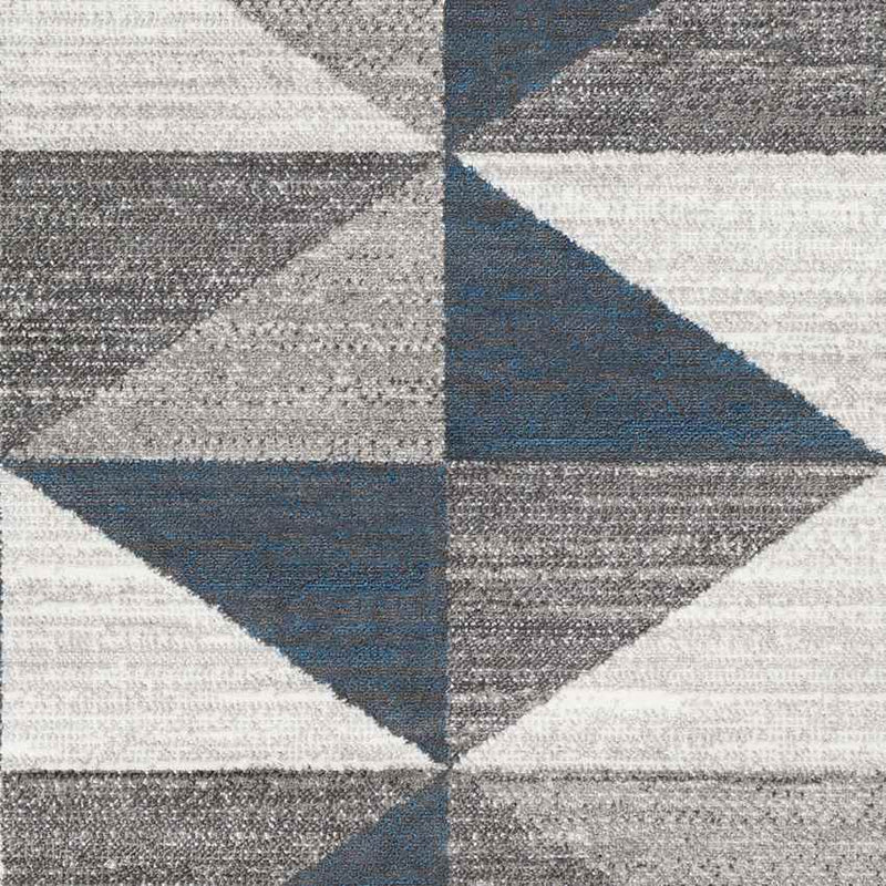 Davidson Modern Sky Blue/Navy Area Rug