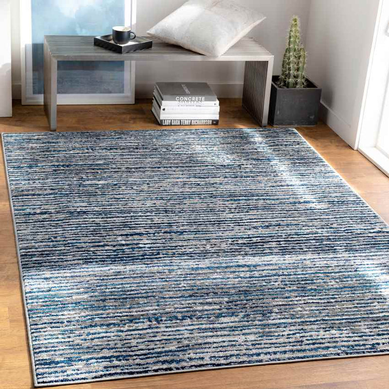 Delisle Modern Navy Area Rug