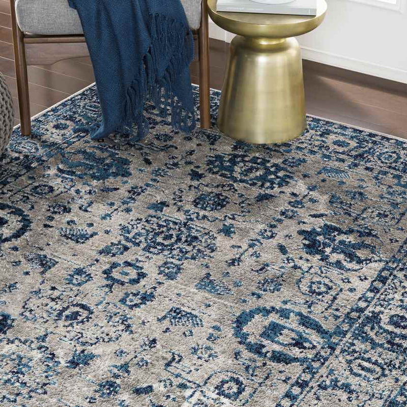 Kedrick Traditional Light Gray Area Rug