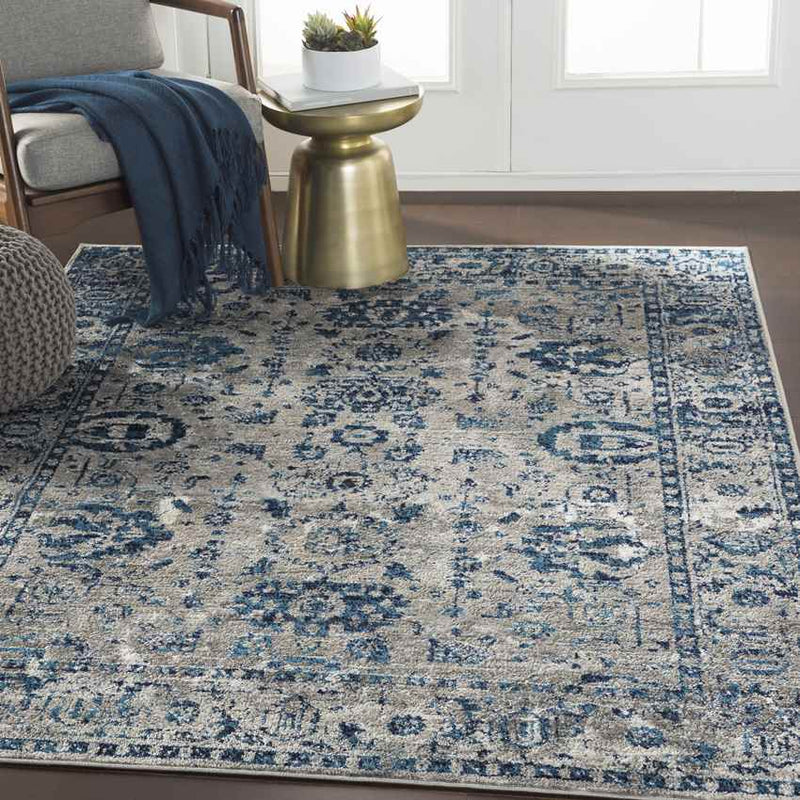 Kedrick Traditional Light Gray Area Rug