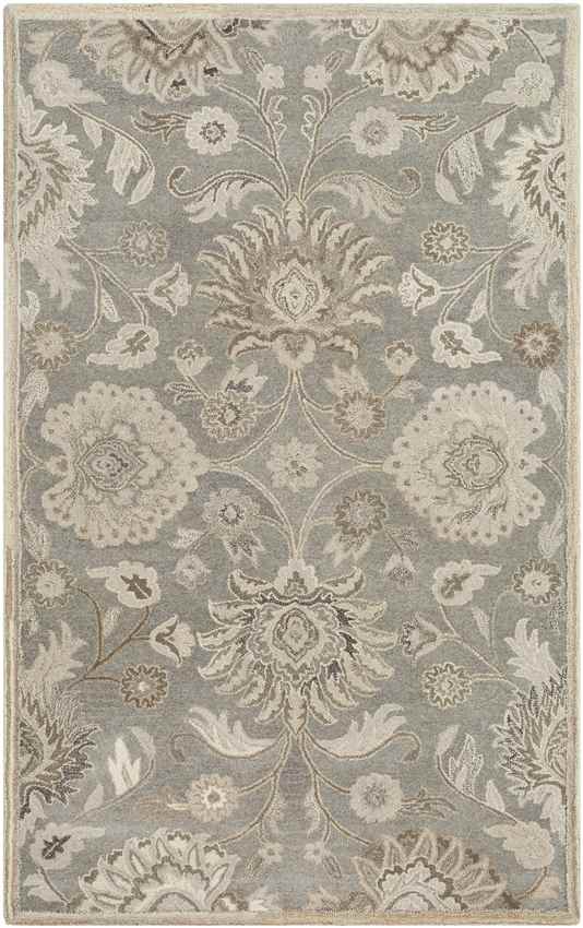 Eckville Traditional Taupe Area Rug