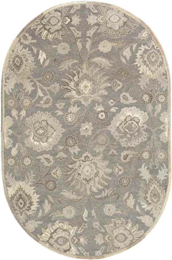 Eckville Traditional Taupe Area Rug