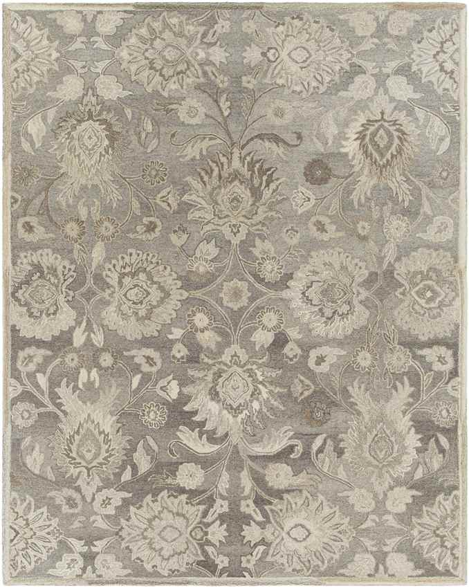 Eckville Traditional Taupe Area Rug