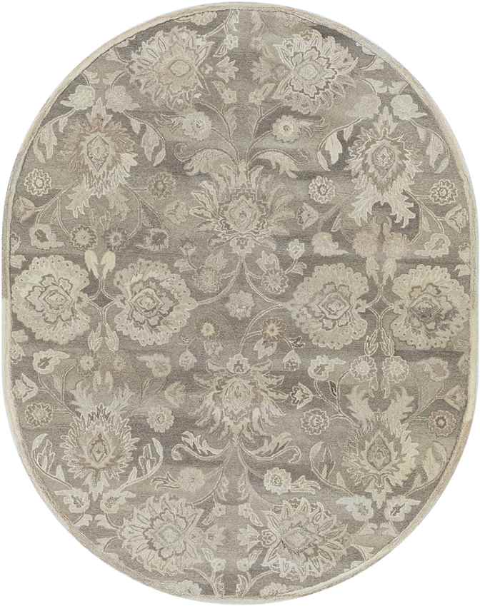 Eckville Traditional Taupe Area Rug