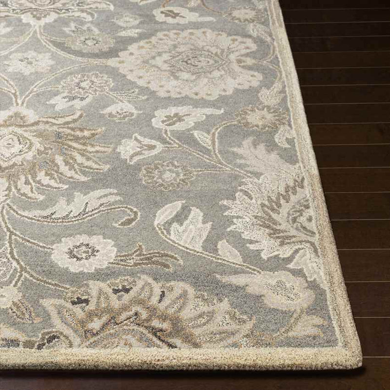 Eckville Traditional Taupe Area Rug