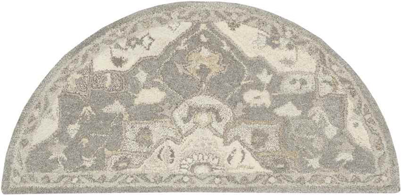 Roblin Traditional Taupe Area Rug