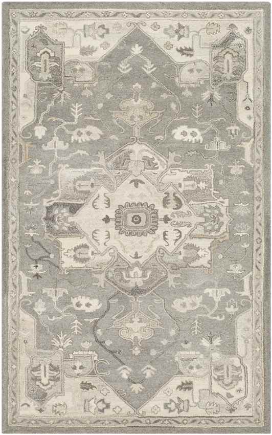 Roblin Traditional Taupe Area Rug