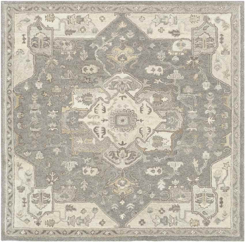 Roblin Traditional Taupe Area Rug