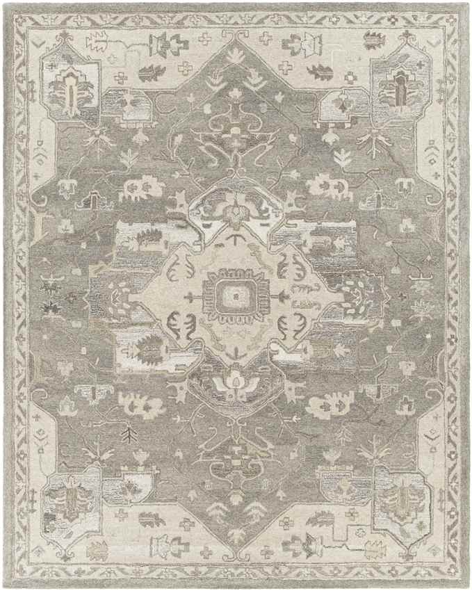 Roblin Traditional Taupe Area Rug