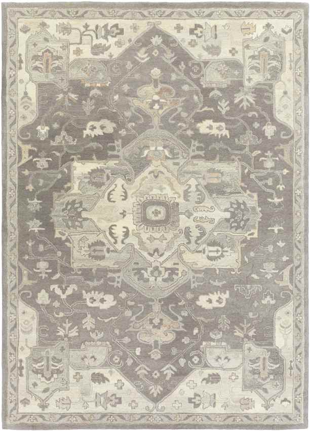 Roblin Traditional Taupe Area Rug