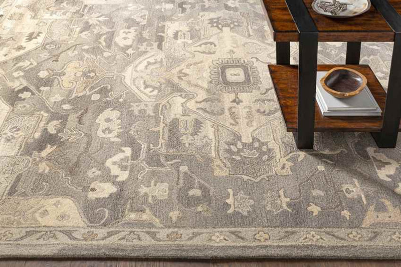 Roblin Traditional Taupe Area Rug