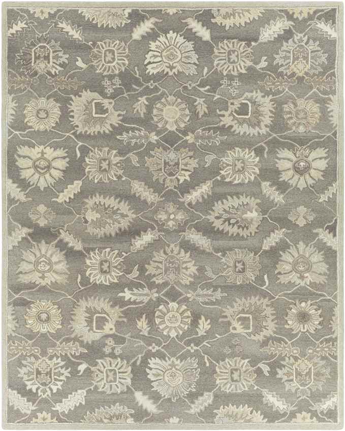 Kinistino Traditional Charcoal Area Rug