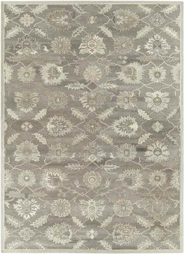 Kinistino Traditional Charcoal Area Rug