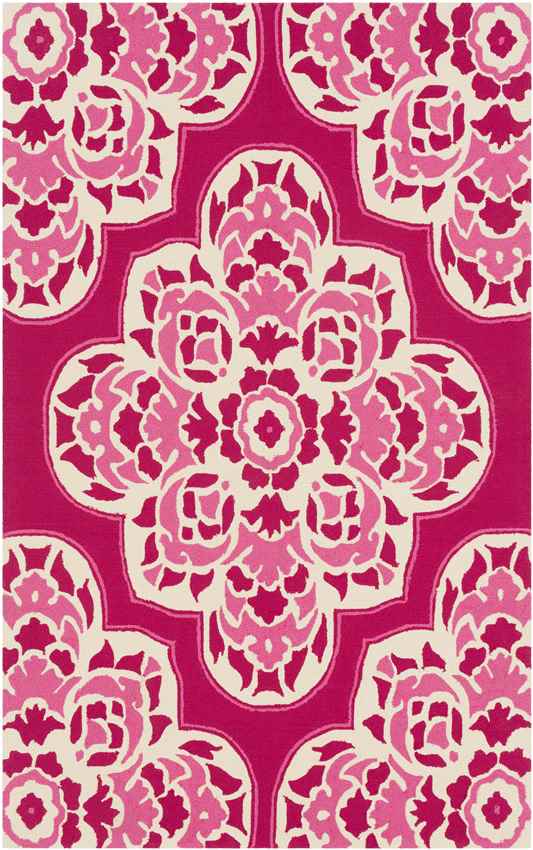 Lashburn Global Bright Pink Area Rug