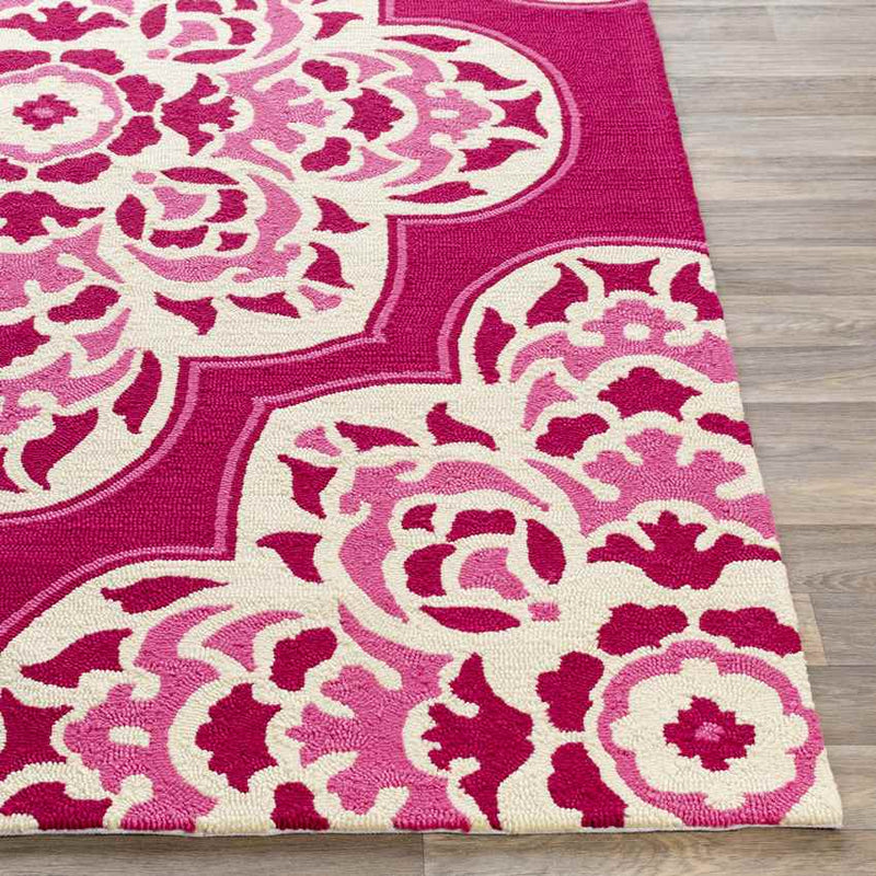 Lashburn Global Bright Pink Area Rug