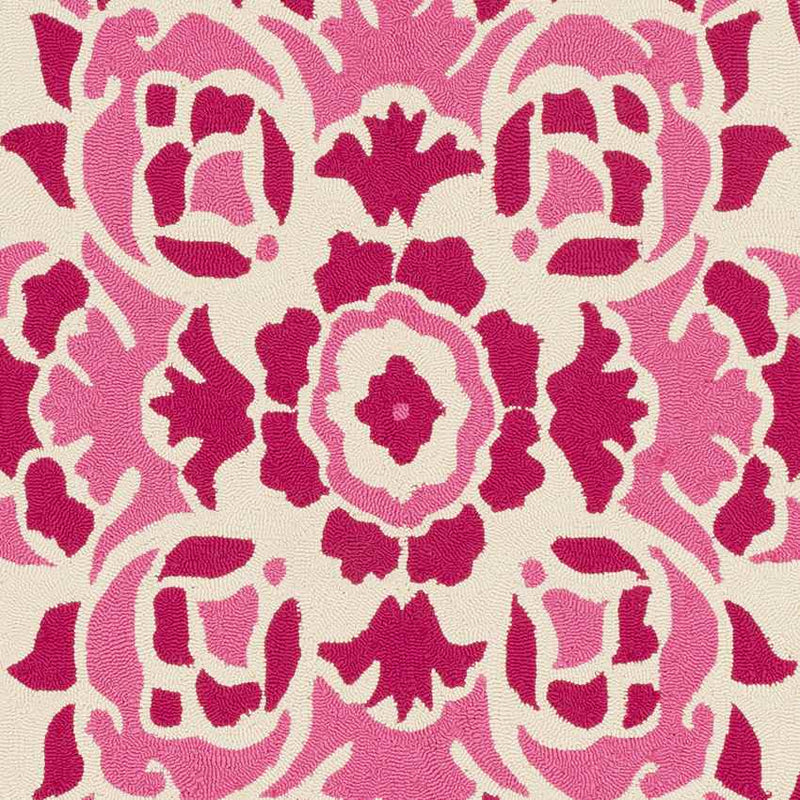 Lashburn Global Bright Pink Area Rug