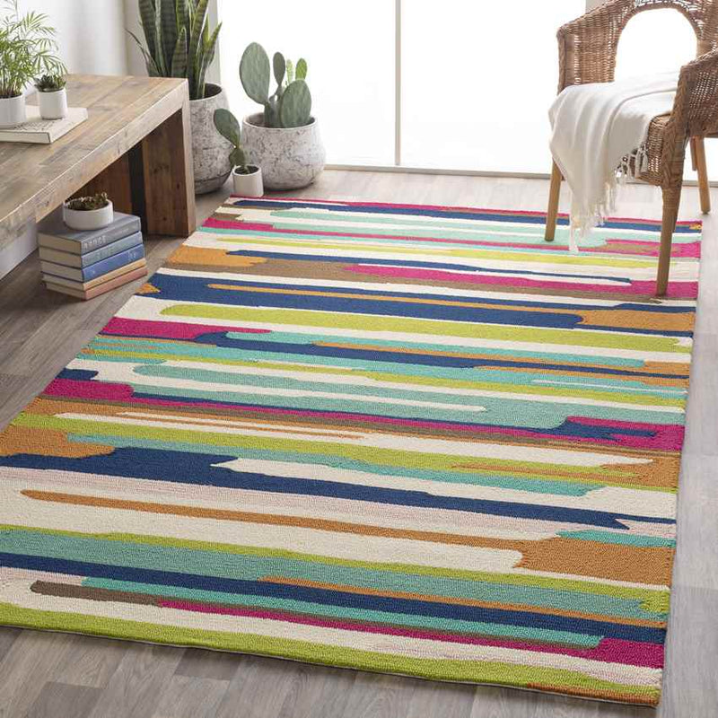 Leader Modern Camel Area Rug