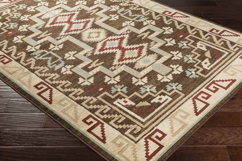 Ogema Rustic Dark Brown Area Rug