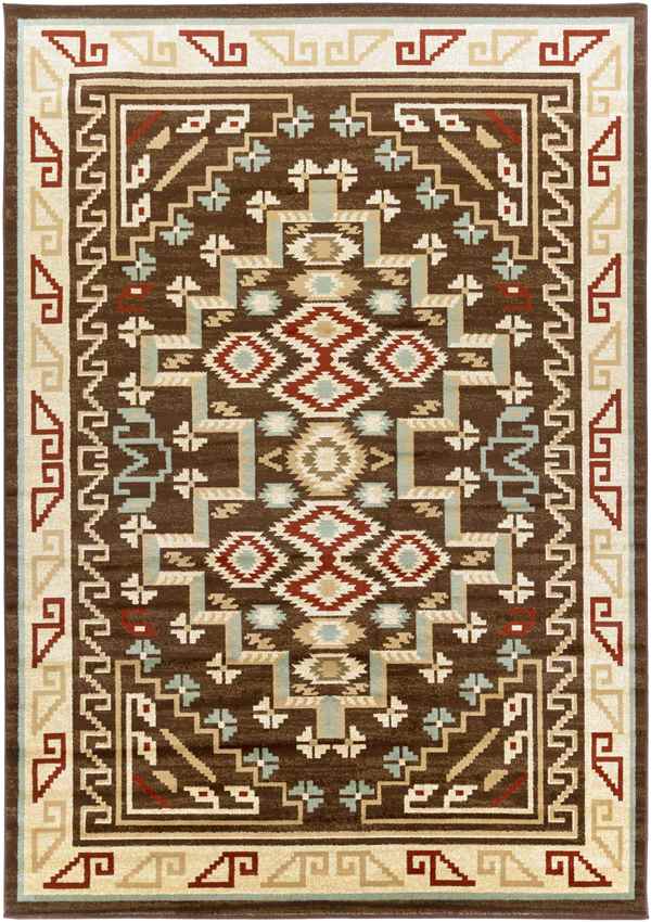 Ogema Rustic Dark Brown Area Rug