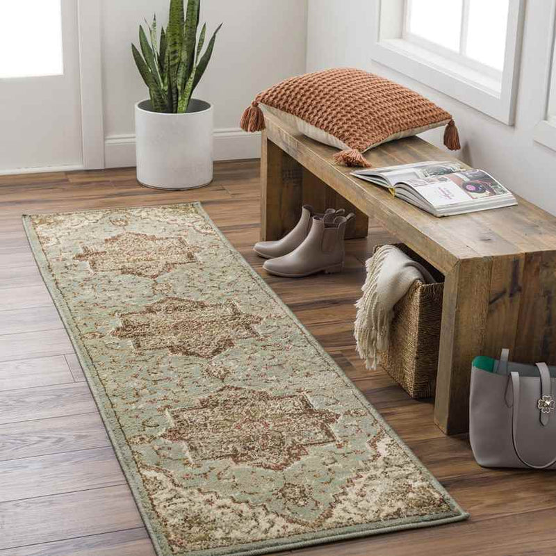 Osler Traditional Sage Area Rug