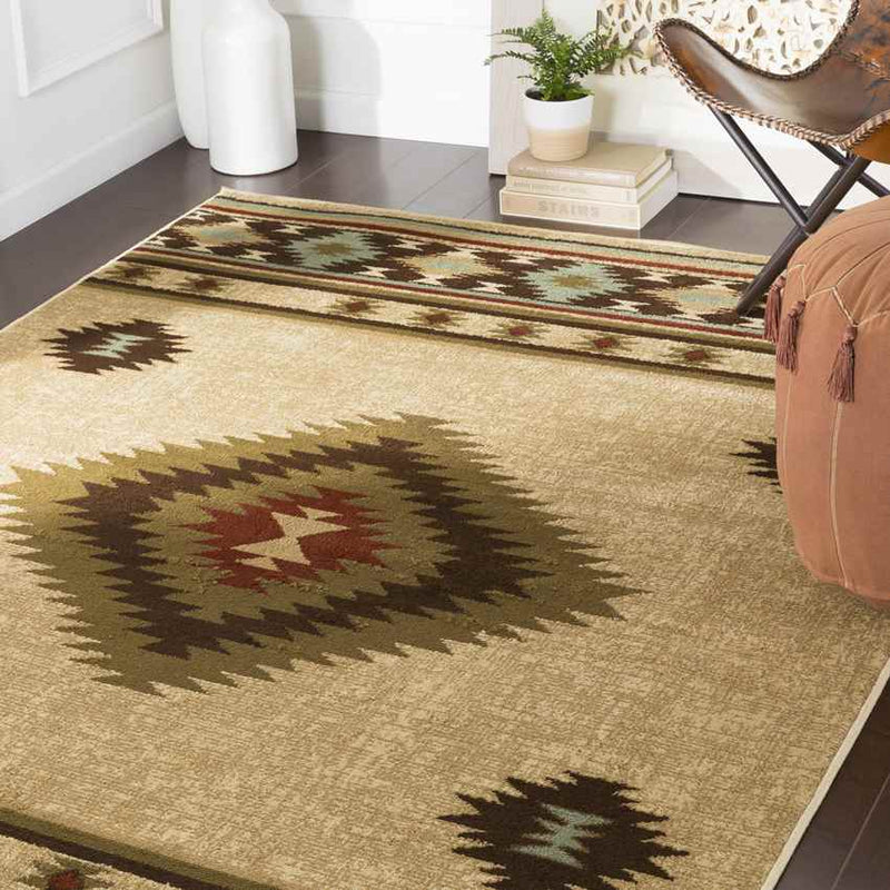 Oxbow Rustic Khaki Area Rug