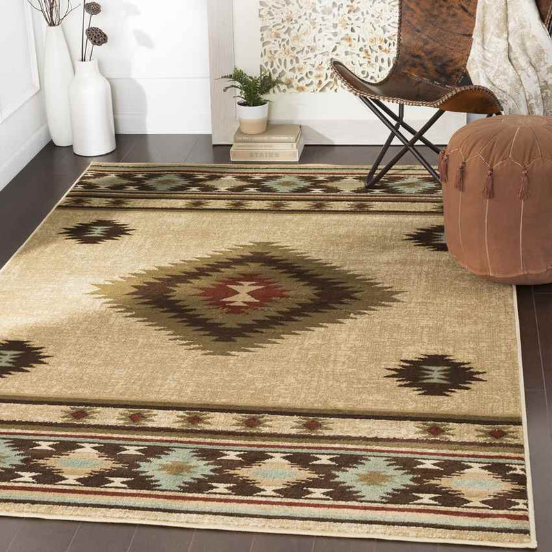 Oxbow Rustic Khaki Area Rug