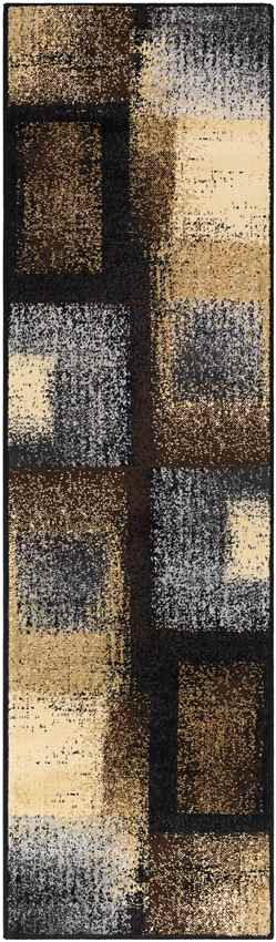 Norquay Modern Dark Brown Area Rug