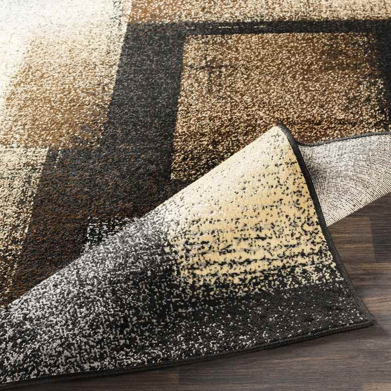 Norquay Modern Dark Brown Area Rug