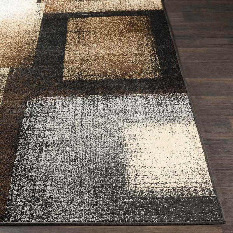 Norquay Modern Dark Brown Area Rug