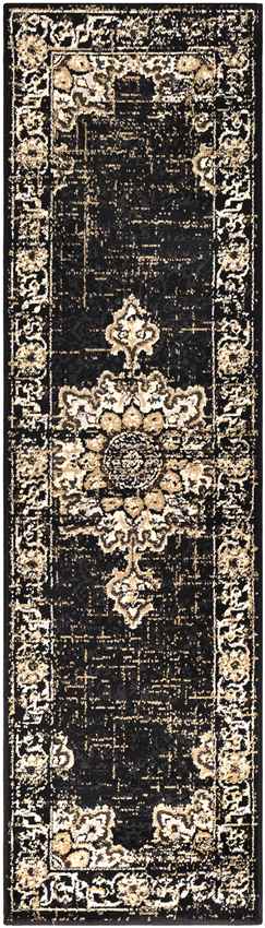 Pense Traditional Black Area Rug