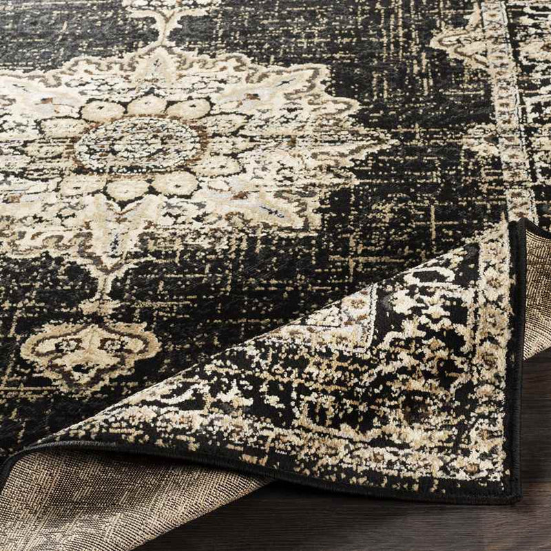 Pense Traditional Black Area Rug