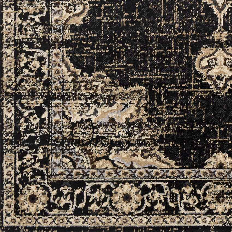 Pense Traditional Black Area Rug