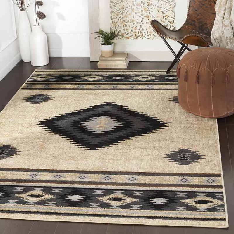 Oxbow Rustic Medium Gray Area Rug