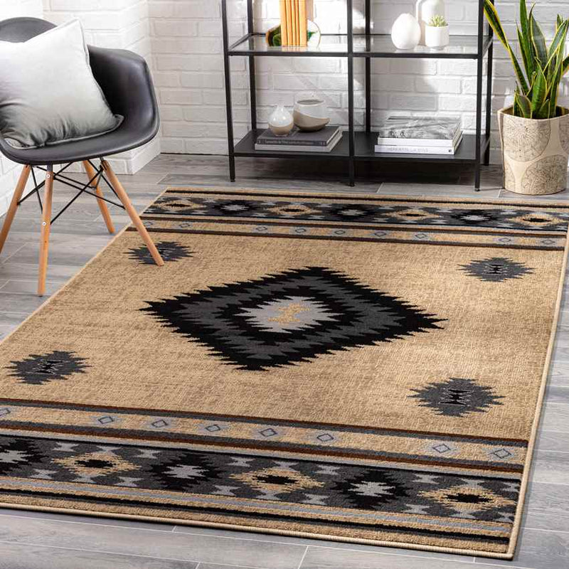 Oxbow Rustic Medium Gray Area Rug