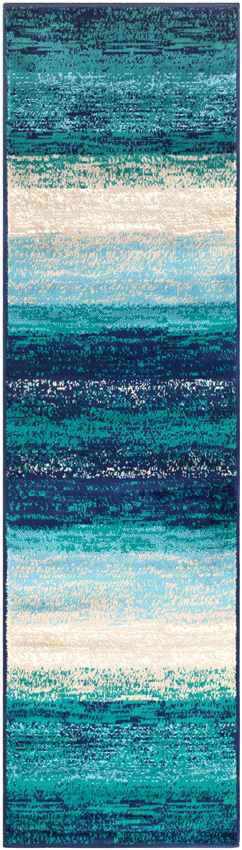 Rosthern Modern Teal Area Rug