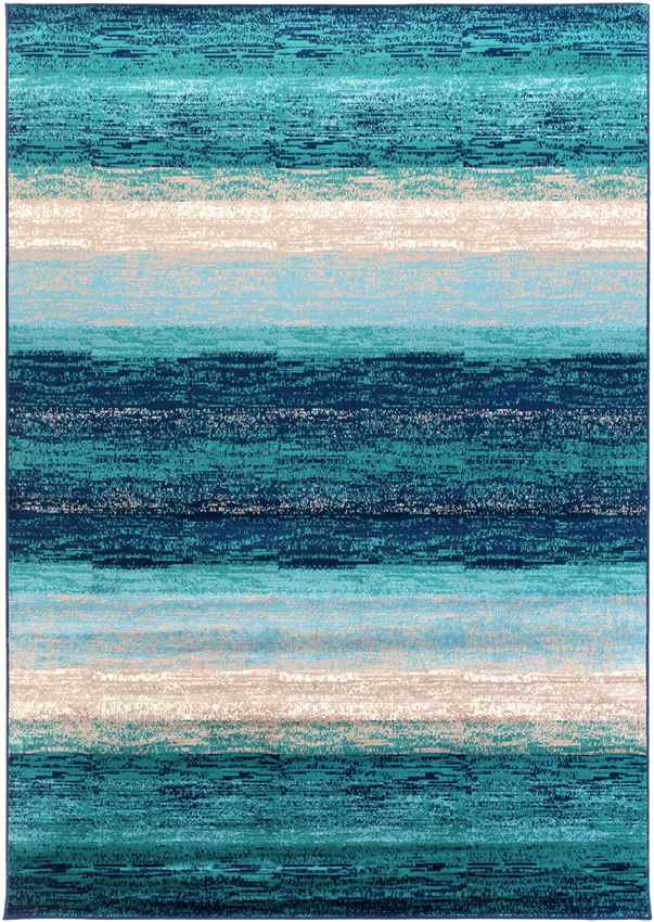 Rosthern Modern Teal Area Rug