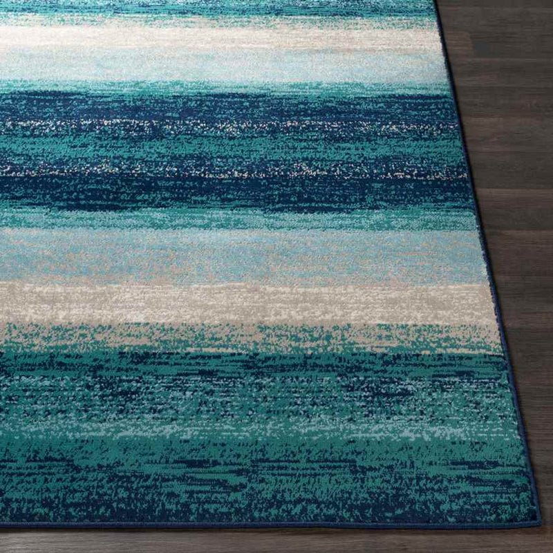 Rosthern Modern Teal Area Rug