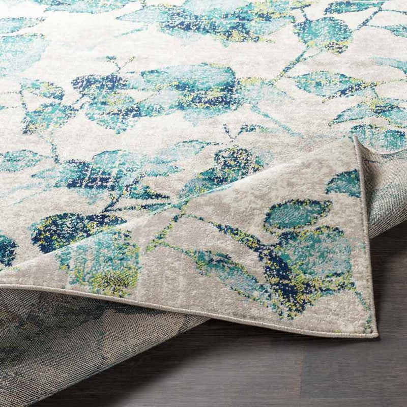 Rouleau Modern Teal Area Rug