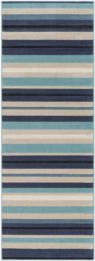 Wapella Modern Aqua Area Rug