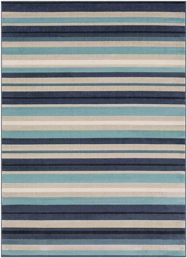 Wapella Modern Aqua Area Rug