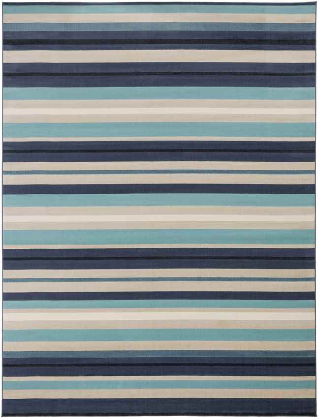 Wapella Modern Aqua Area Rug