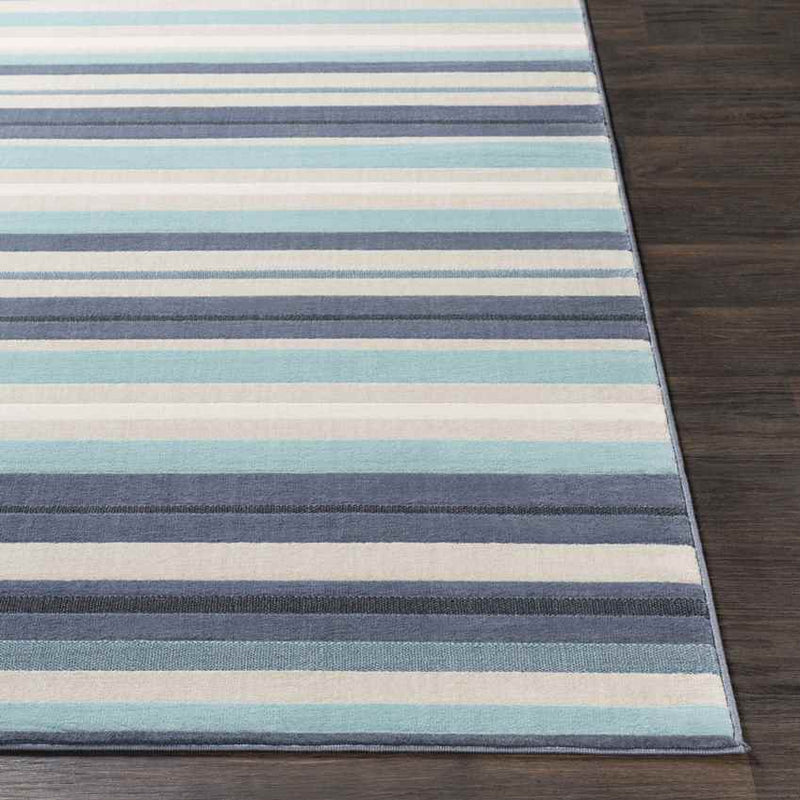 Wapella Modern Aqua Area Rug