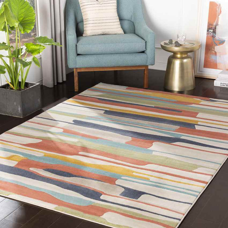 Lorient Modern Coral Area Rug