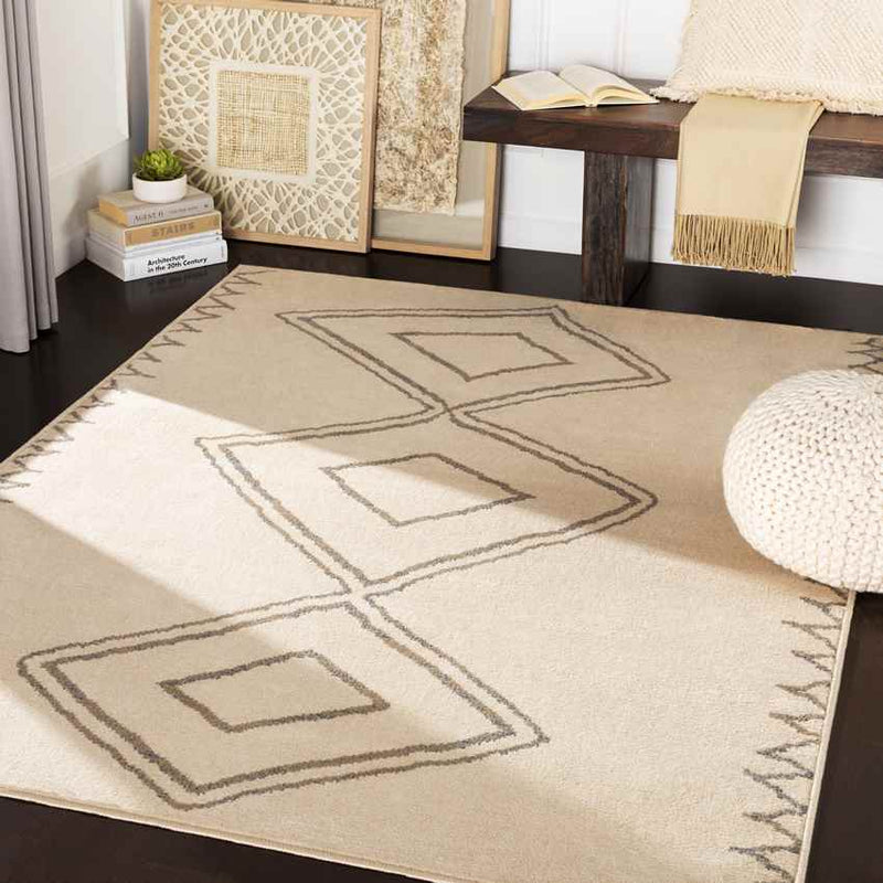 Ferwoude Global Beige Area Rug