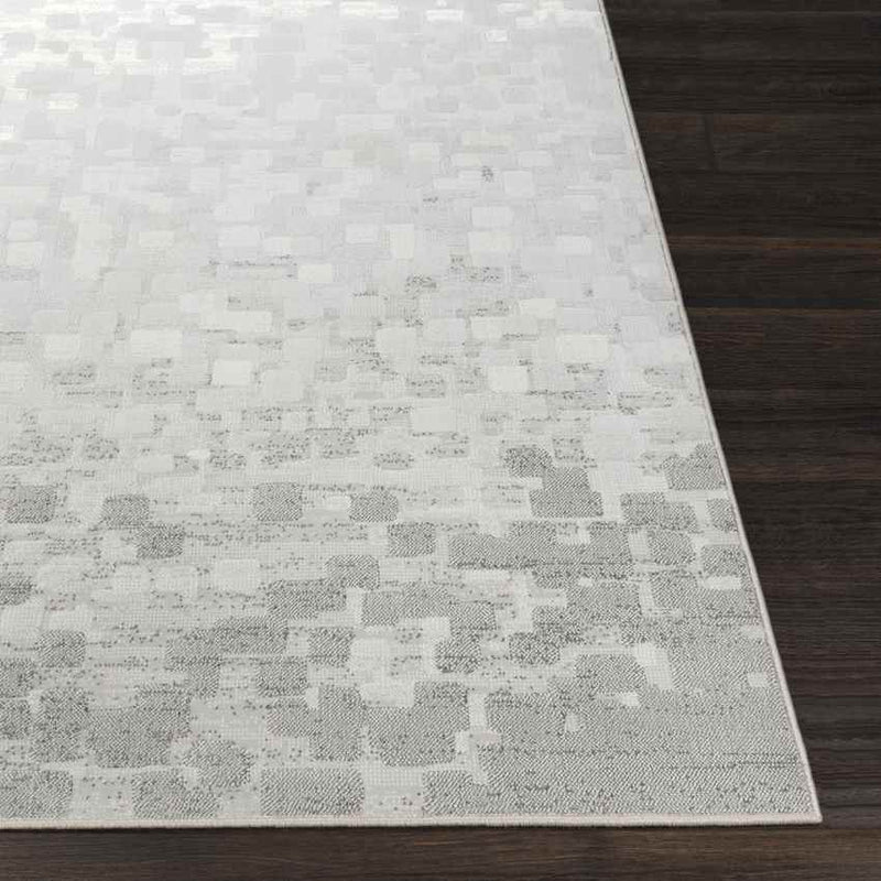 IJlst Modern Light Gray Area Rug