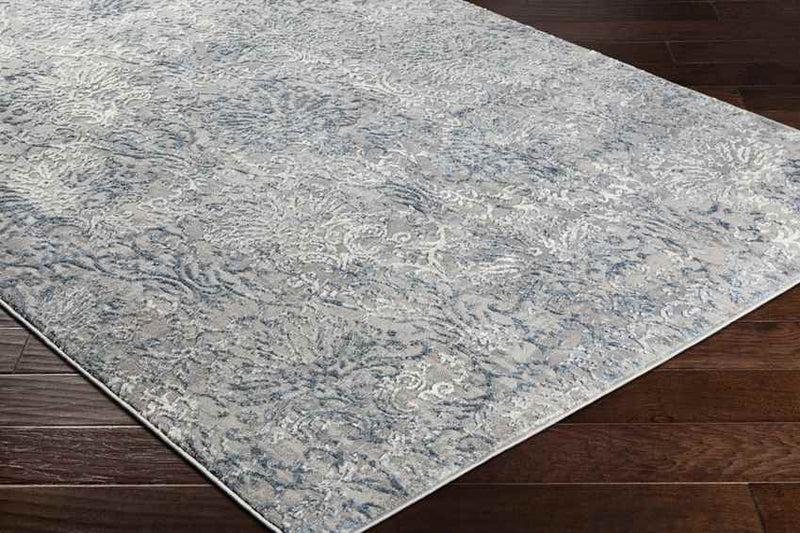 Iniaheide Traditional Navy Area Rug