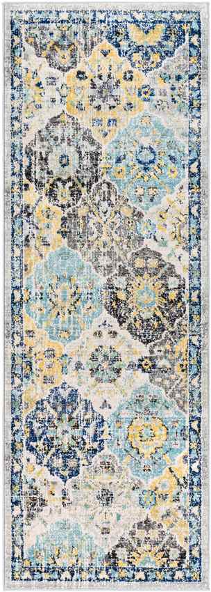 Emilly Traditional Dark Blue Area Rug