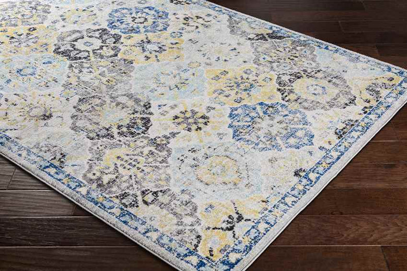 Emilly Traditional Dark Blue Area Rug