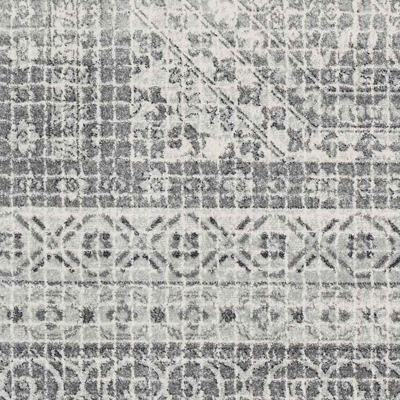 Langweer Traditional Light Gray Area Rug