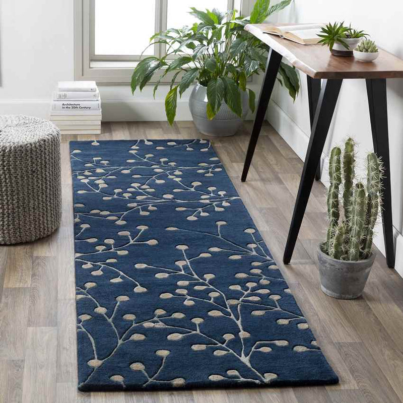 Le Havre Cottage Navy Area Rug